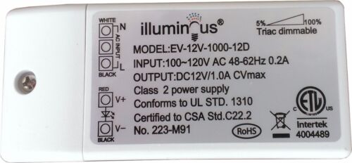 12V 12W Dimmable CV DC LED Driver ETL approved - Picture 1 of 3
