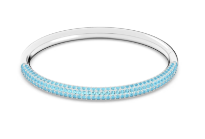 スワロフスキー　Dextera bangle Swarovski - Dextera bangle - Blue, Stainless Steel - Size: M | eBay