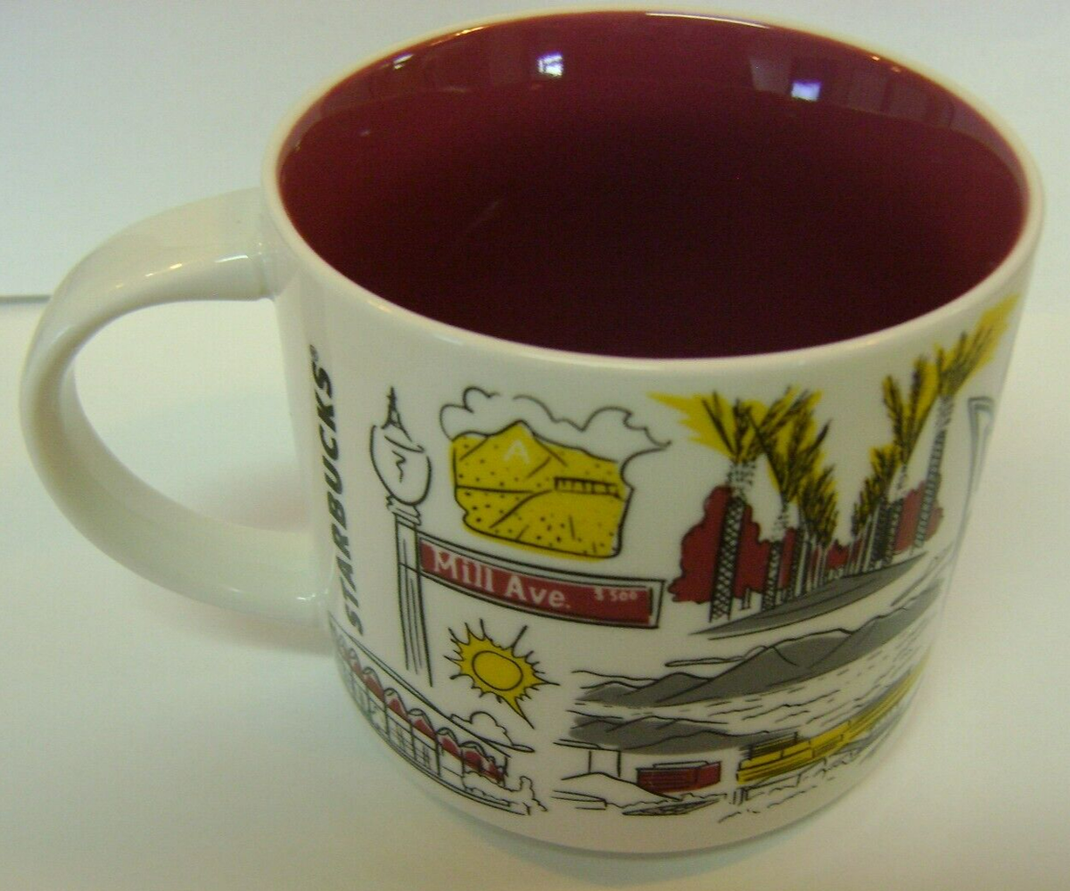 STARBUCKS ASU MUG CUP Arizona State University 14 oz New in Box 2022 Been  There | eBay