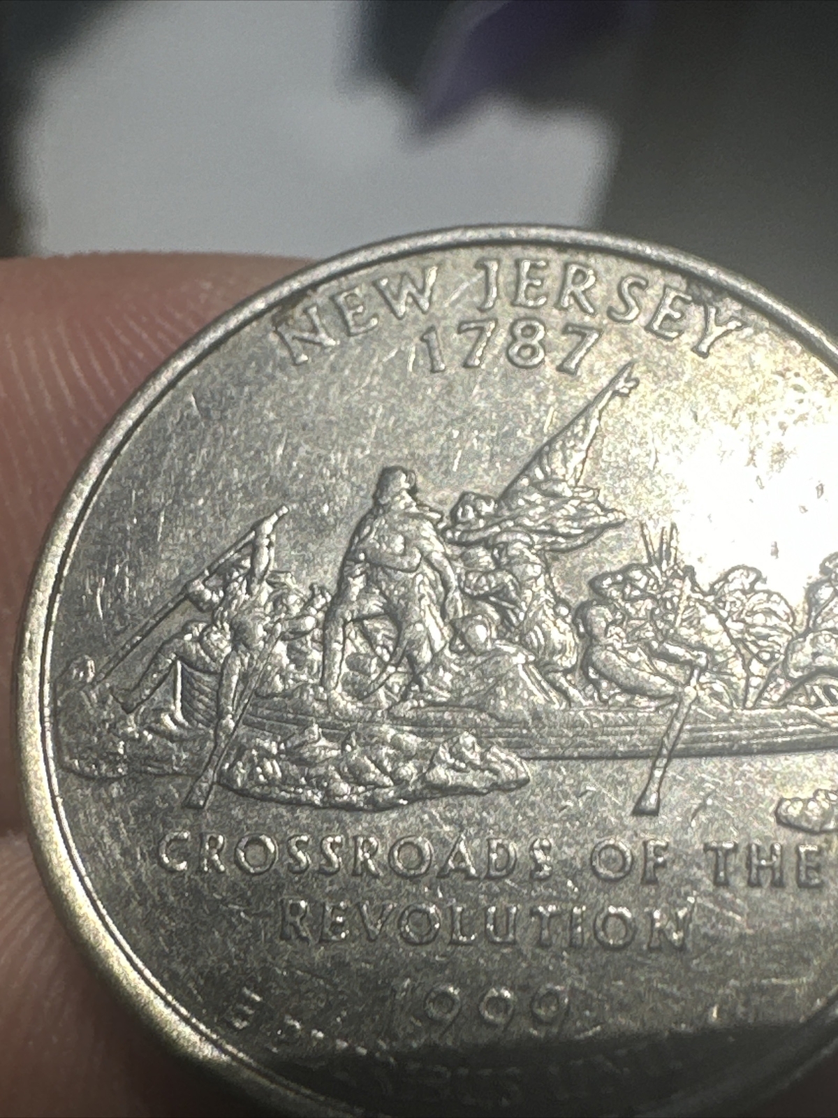 1999D New Jersey 1787 Crossroads of the Revolution Quarter Nice! eBay