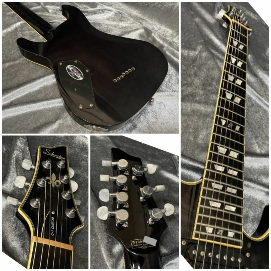Schecter C-7 Custom セイモア・ダンカンPU搭載 7弦ギター Schecter C-7 Custom 7-String Guitar | zZounds