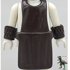 Ensemble tablier marron forgeron Playmobil + poignets-forge-forge-forge-enclume