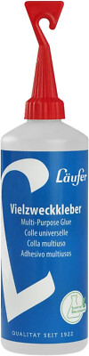 Läufer Vielzweckkleber, 100g Flasche, Verstreichkopf, ohne Lösungsmittel