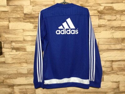 CHELSEA 2015 2016 TRAINING FOOTBALL SOCCER SWEATSHIRT ADIDAS