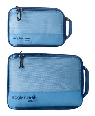eagle creek Pack-It Reveal Cube Set S / M Packsack Blue Dawn hellblau Neu