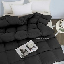 Amazing Down Alternative Comforter  Bedding Sets Gray Solid Select Item