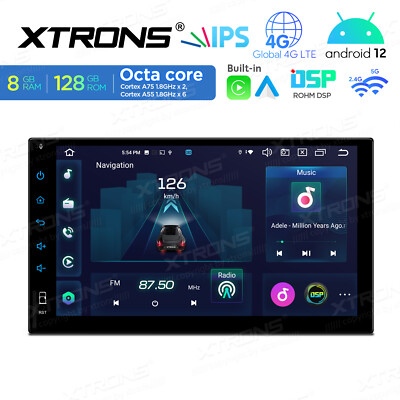 8G+128GB Autoradio 2 DIN 7 Zoll Android 8-Kern LTE 4G GPS Navi CarPlay DSP IPS
