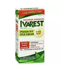 Ivarest Poison Ivy Itch Relief Cream Maximum Strength  2 oz 4/26