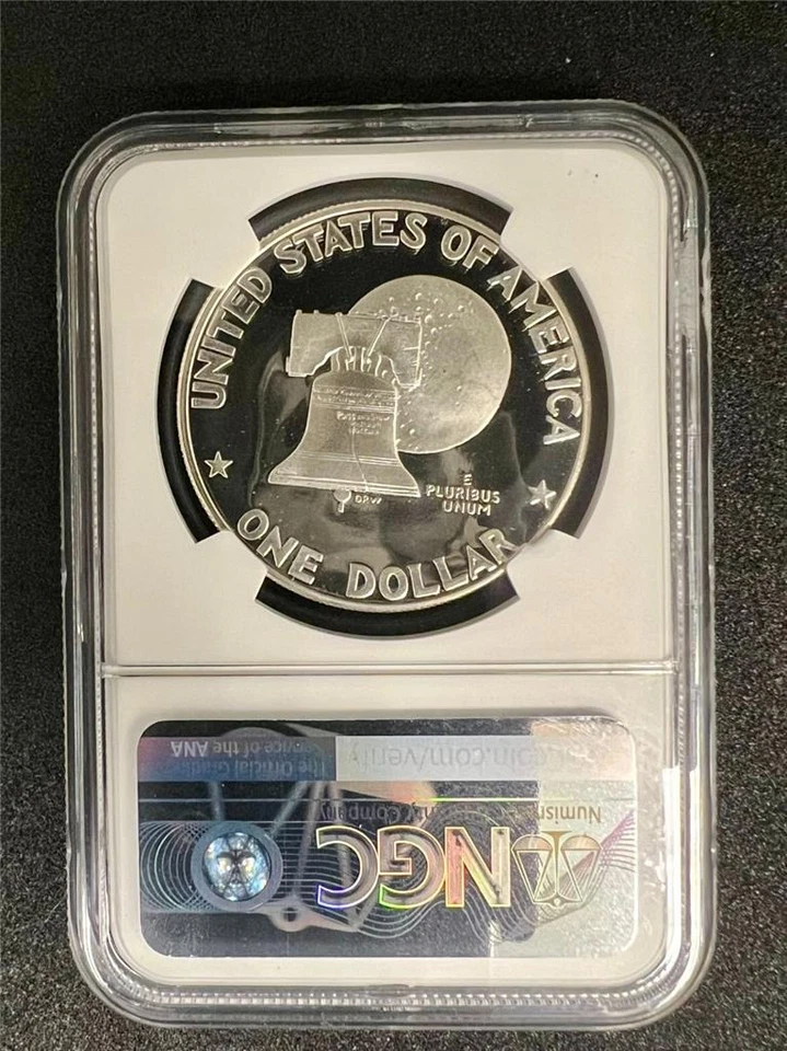 1976 S Eisenhower IKE SILVER $1 Dollar PF69 ULTRA CAMEO UCAM DCAM NGC SKU3475x10 - Image 2 of 2