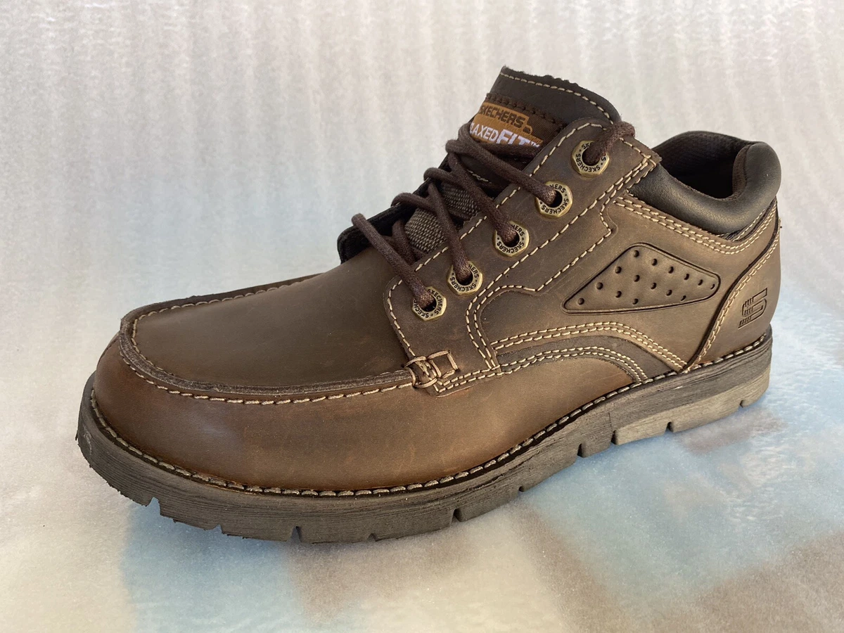 Skechers relaxed fit cheap memory foam mens boots