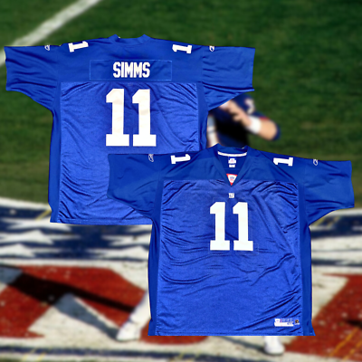 New York Giants Phil Simms #11 Jersey Stiched RARE Vintage Reebok