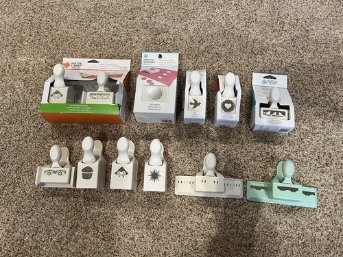 Martha Stewart Craft Scrapbook Punches Lot 6 new punches and 6 pre-owned