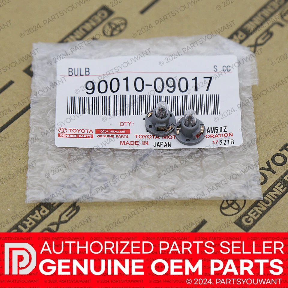 GENUINO Toyota 4Runner OEM Interruptor de Control de Enfriador Bombillas 90010-09017 [JUEGO DE 2] Foto 2 de 3
