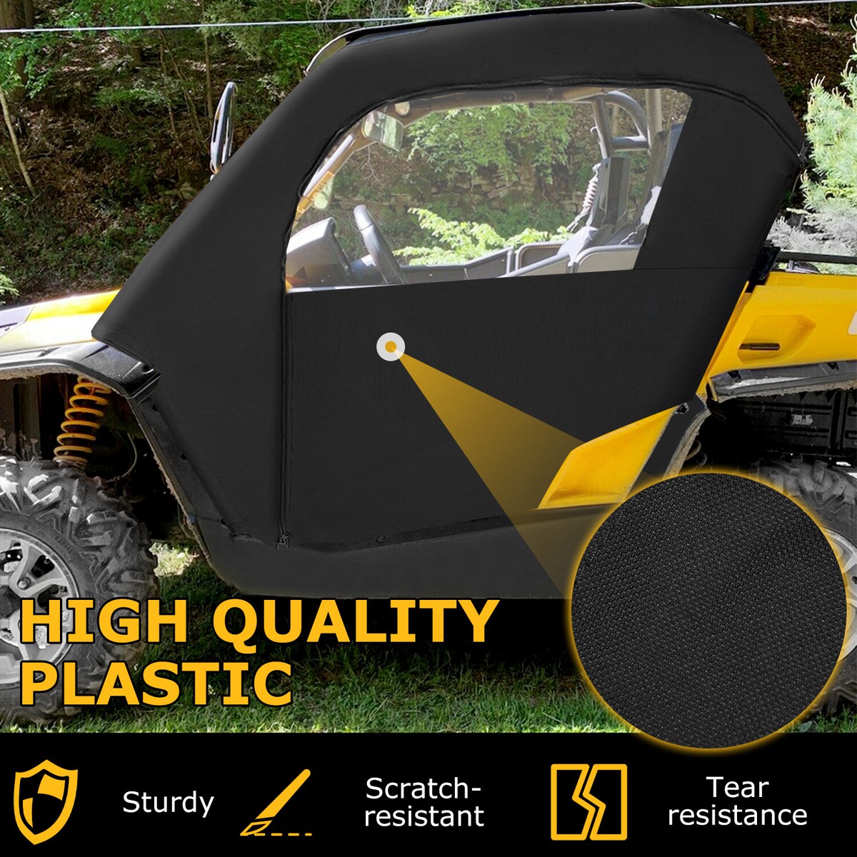 Soft Door+Rear Panel Enclosure For Can-Am Commander 800+1000 2011