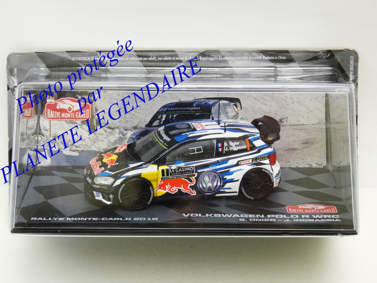 Miniature IXO Altaya Rallye WRC VOLKSWAGEN Polo R WRC 2016 Metal