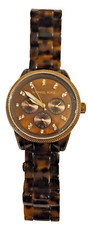 MICHAEL KORS  Tort Ritz Wimen's Watch MK5038  Acrylic Tortoise Shell Band Chrono