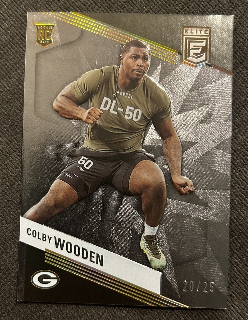 Colby Wooden Panini Donruss Elite #123 Black