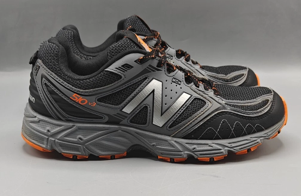 New Balance Uomo Trail Sneaker 510 V3 Taglia 8.5D Scarpe Nero Arancione Running