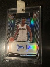 2019-20 Panini Obsidian ELECTRIC ETCH Purple #/75 ZION WILLIAMSON ROOKIE RC 