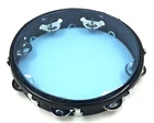 Performance Tambourine Drum Professional Tamburine Percussion 24 cm 7 Jingles