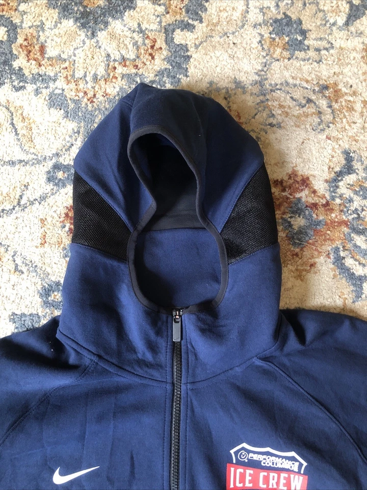 Chaqueta Nike Dri Fit Para Hombre XL Azul Columbus Chaquetas Cremallera Completa Rendimiento Foto 2 de 4