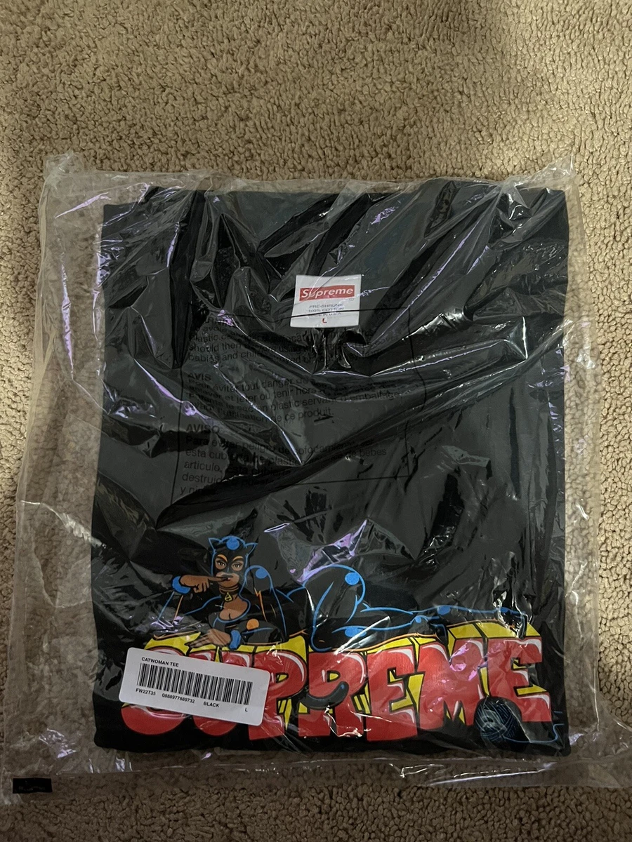 SUPREME FW22 CATWOMAN TEE BLACK DS SIZE S-XXL