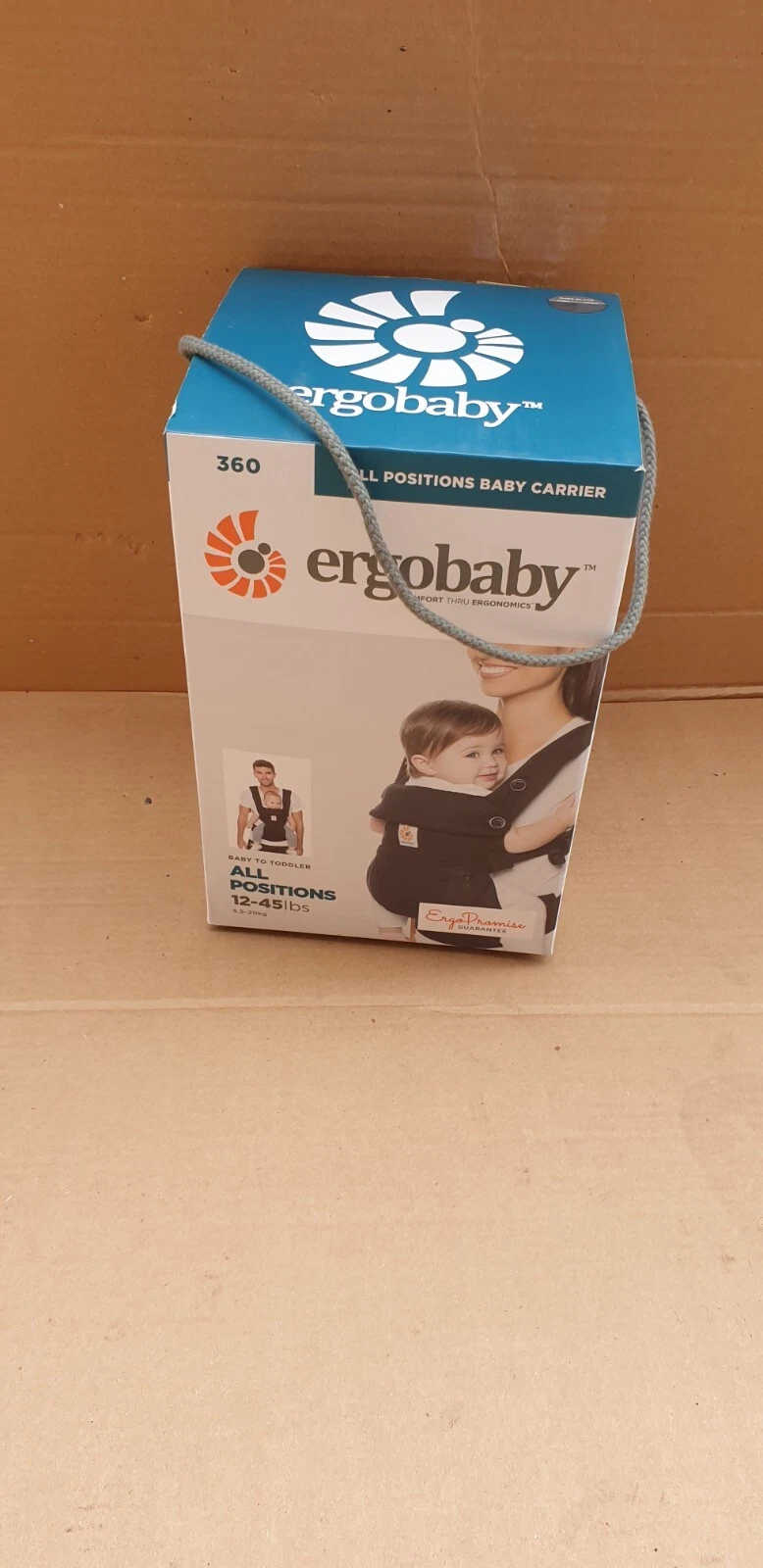 Ergobaby 360 All-Position Baby Carrier for Newborn to Toddler 12-45 lbs