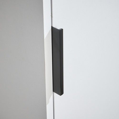 Wardrobe 1 Door Space Saving White Bedroom Home Furniture Clothing Storage Unit - Picture 7 of 8
