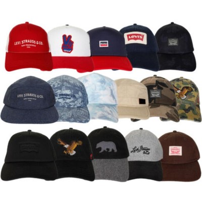 Levi's Men's Logo Baseball Cap Adjustable One Size Fits Most