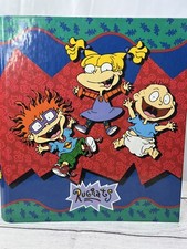 Rugrats 3 Ring 2 inch Binder Vintage 90s Tommy Angelica Chuckie