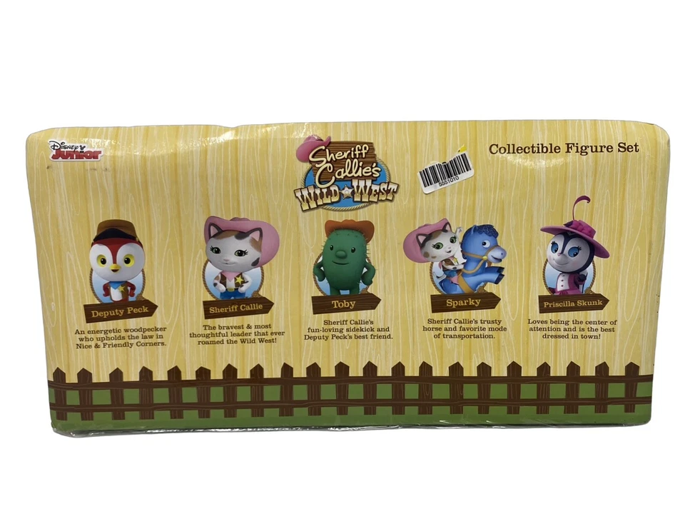 Disney Junior Sheriff Callie Salvaje Oeste Bonito y Amigable Paquete de Figuras NUEVO Foto 2 de 3