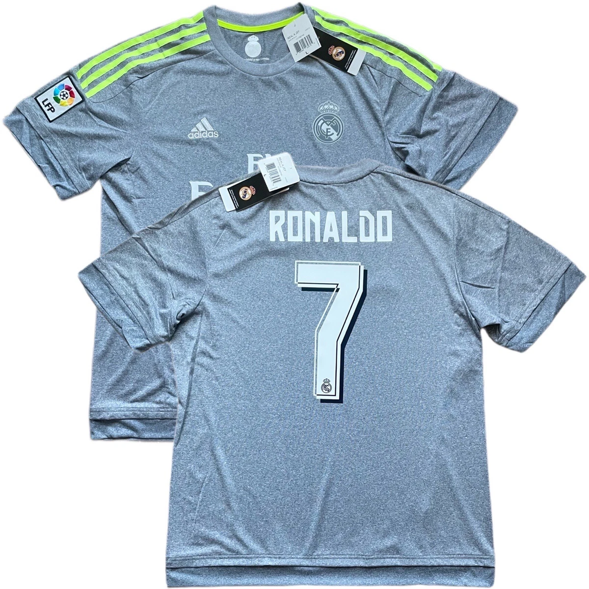 Real Madrid Cristiano Ronaldo Gray International Club Soccer Fan