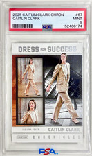 2025 Panini Caitlin Clark Chronicled Dress For Success Caitlin Clark #67 PSA 9
