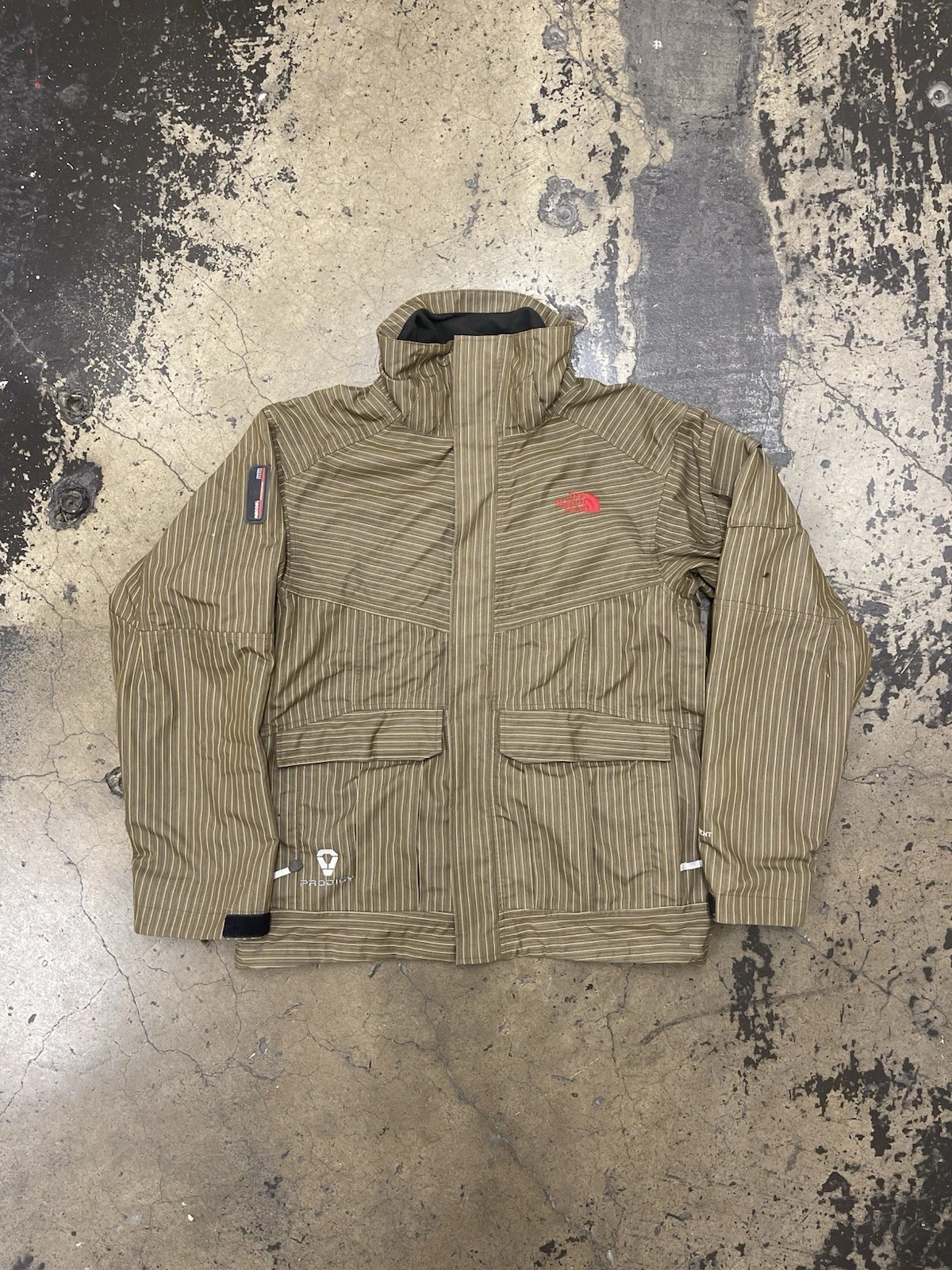 Vtg Y2k SAMPLE The North Face Prodigy Recco Hyvent Snow Shell Jacket Sz M Mens