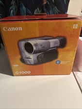 Canon G1000 Camcorder Video-8 Tape With Extras Boxed And Carry Case
