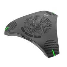 USB Speakerphone with Dual Hub - Conference Room Omnidirectional Microphone a...