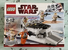 LEGO STAR WARS Rebel Trooper Battle Pack 8083 2010 RETIRED SEALED BOX FLAWS READ