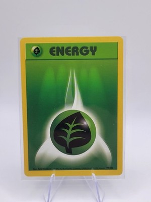 Grass Energy 099/102 Base Set Regular