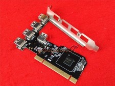 High Speed 480Mbps 1PCS 5 Port USB 2.0 PCI Hub Card Controller Adaptor Module e