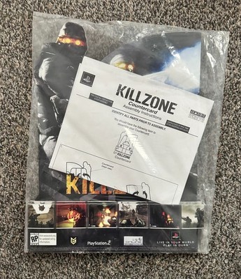 Rare Killzone PS2 Store Display Countercard Promo Standee Playstation 2