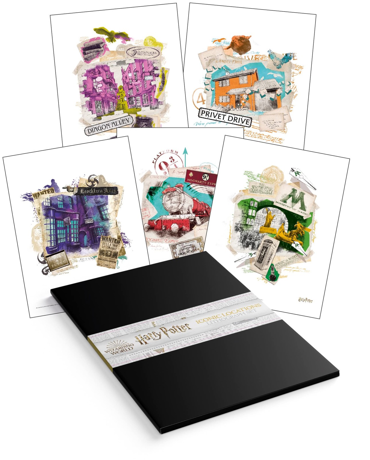 Harry Potter Lithografien 36x28 10 Stck 8590₽