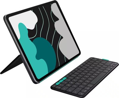 Logitech Flip Folio Keyboard Case Cover iPad Pro Air 13 inch Graphite