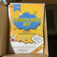 20 Pieces Shrink Plastic Sheets Sanded Shrink Sheets Shrink Films Papers