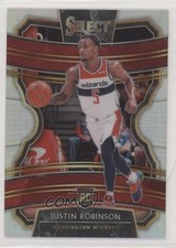 2019-20 Panini Select Concourse Silver Prizm Justin Robinson #15 Rookie RC nh3