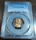 1948 Lincoln Cent PCGS MS-65 RD