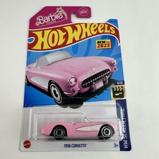 Hot Wheels 1956 Corvette Pink Barbie the movie - Free Shipping , ship in a Box