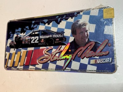 Vintage NOS Sterling Marlin NASCAR Vanity Plate!