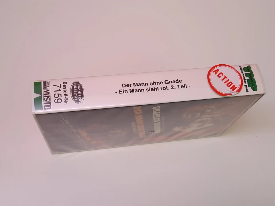 Death Wish 2 II 1982 Uncut VHS German PAL Video Charles Bronson Mann ohne Gnade - Bild 3 von 4