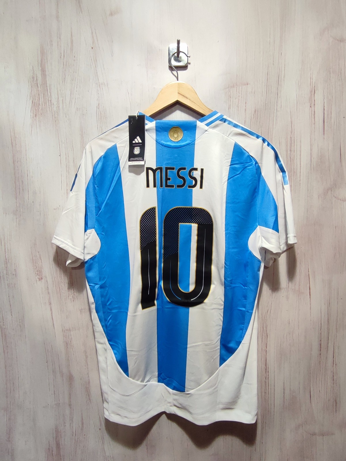 AUTHENTIC Argentina 2024 2025 home Size L shirt jersey kit soccer football Messi