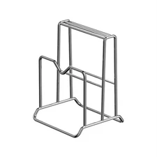 Stainless Steel Cutting Board Holder with Lid Organizer for Kitchen Counter